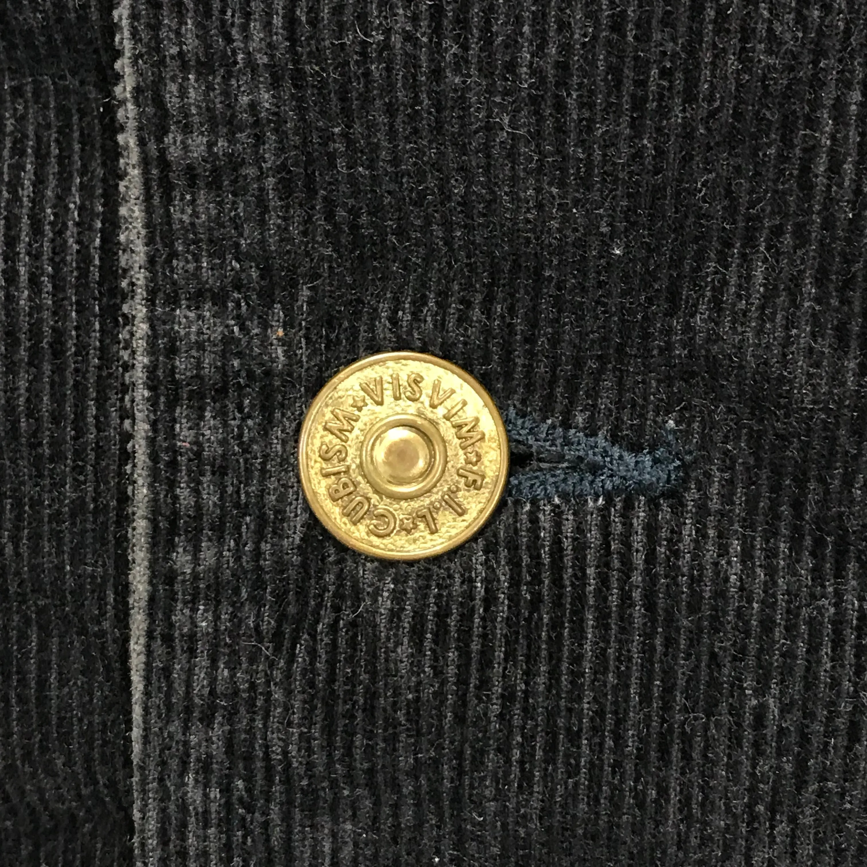[M] VISVIM 12AW ARTIFACT COVERALL CORDUROY SLUB JACKET