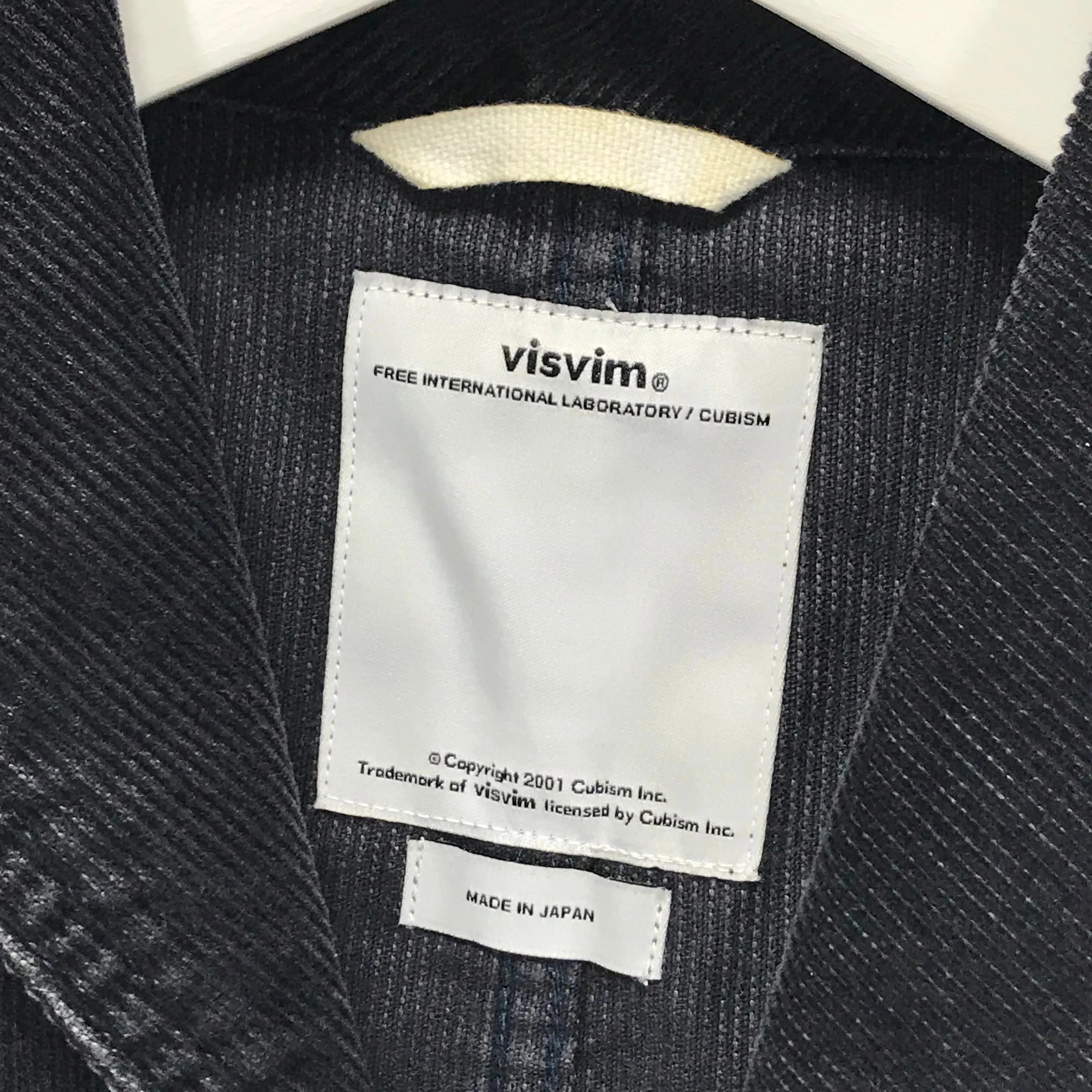 [M] VISVIM 12AW ARTIFACT COVERALL CORDUROY SLUB JACKET