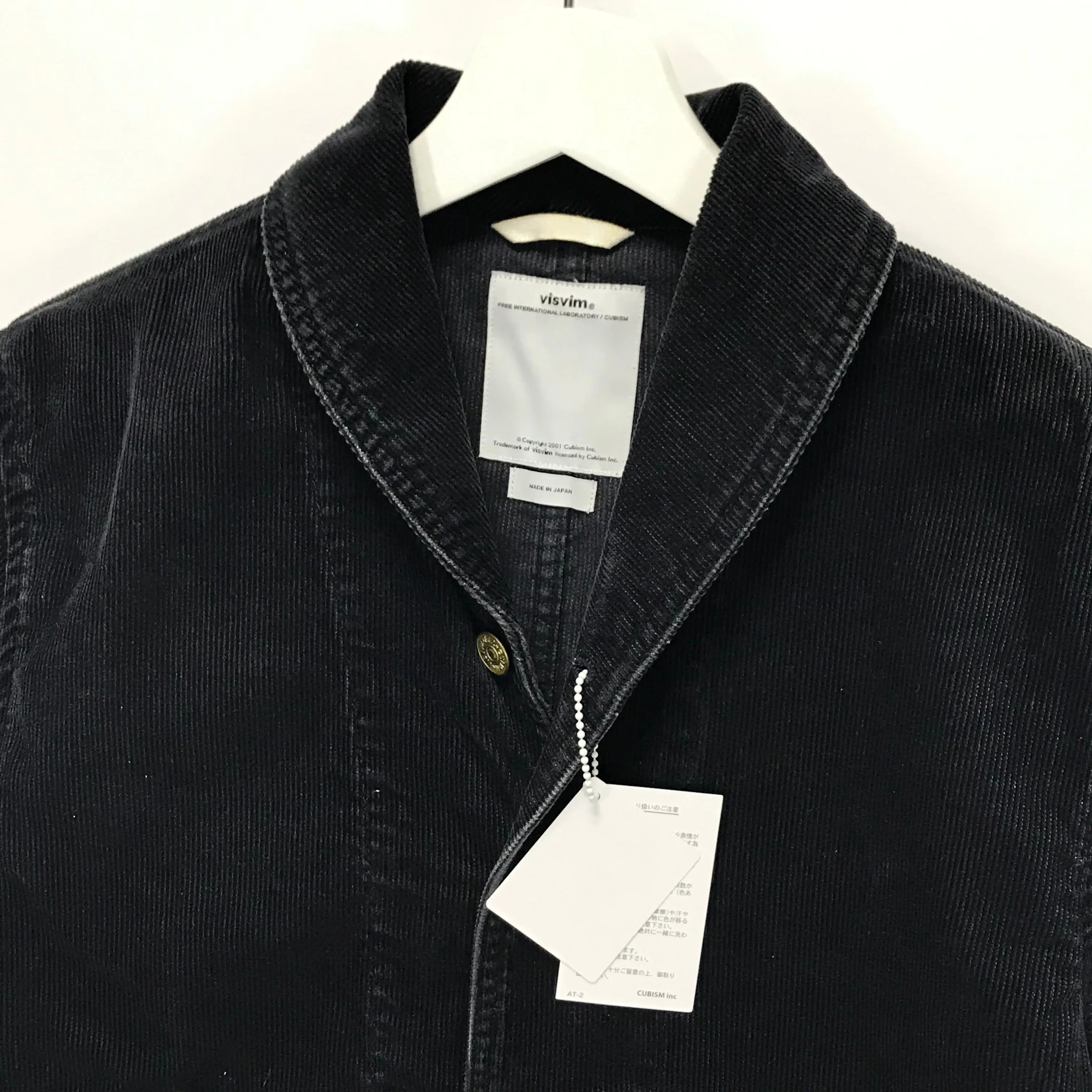 [M] VISVIM 12AW ARTIFACT COVERALL CORDUROY SLUB JACKET