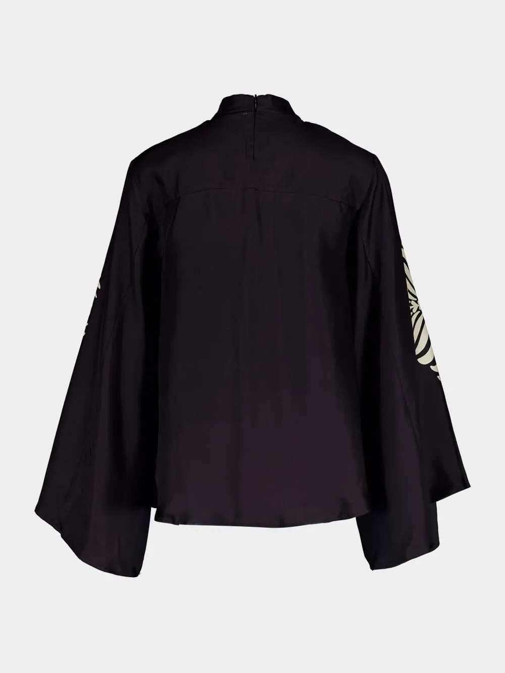 Make An Exit Silk Twill Top