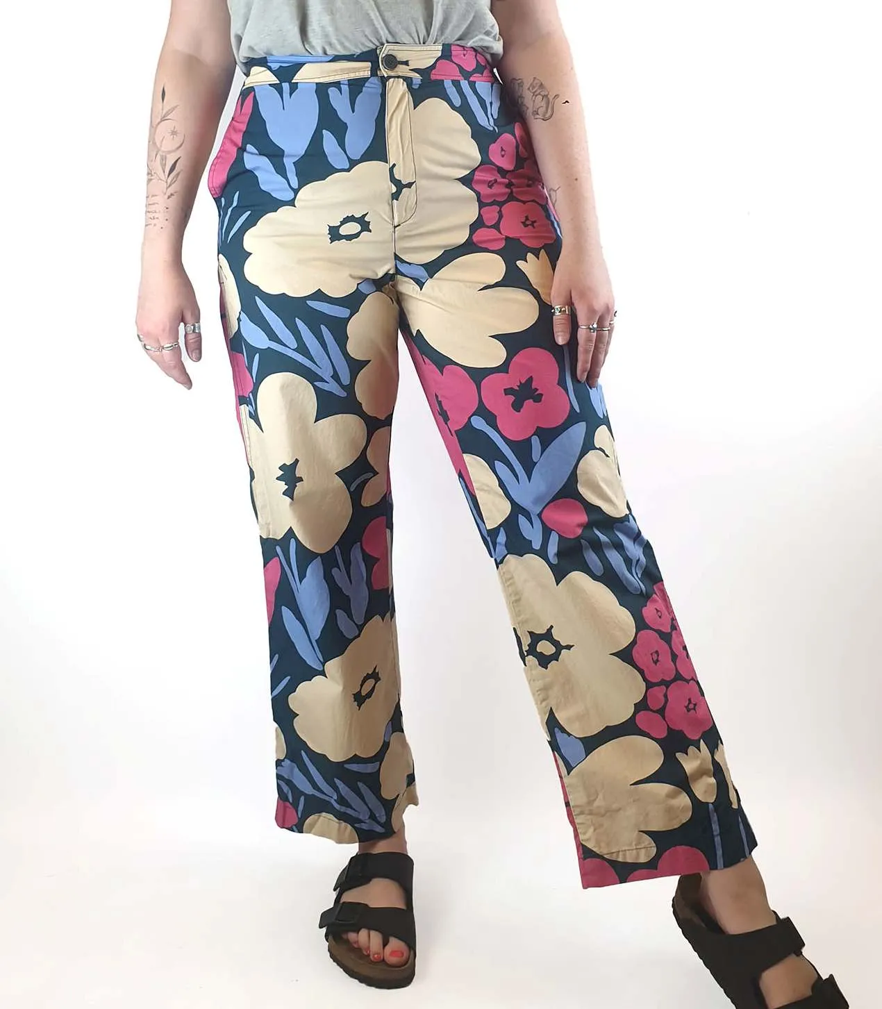 Marimekko x Uniqlo straight leg pants size M/12