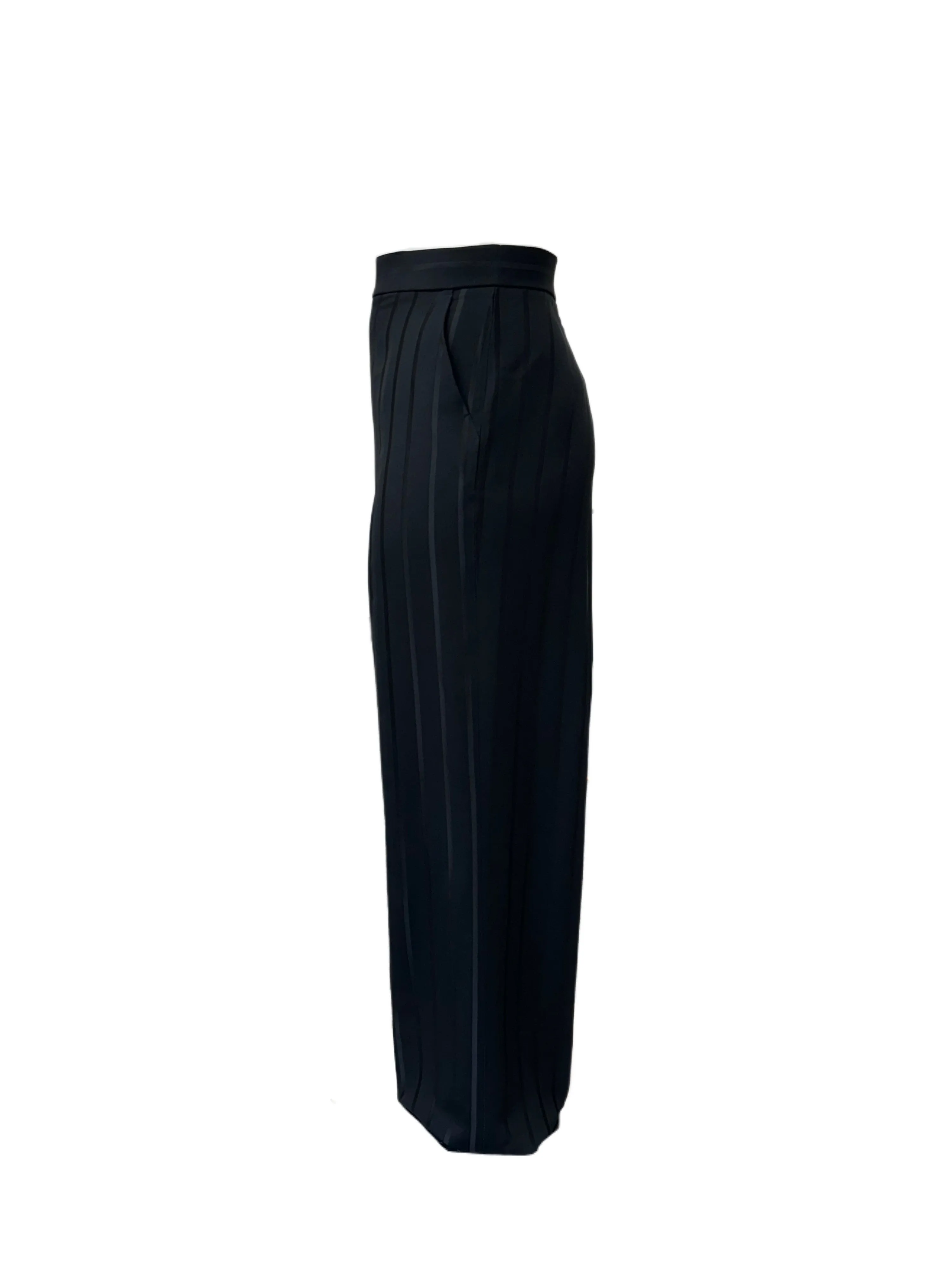 Marina Rinaldi Women's Black Reims Straight Leg Pants NWT