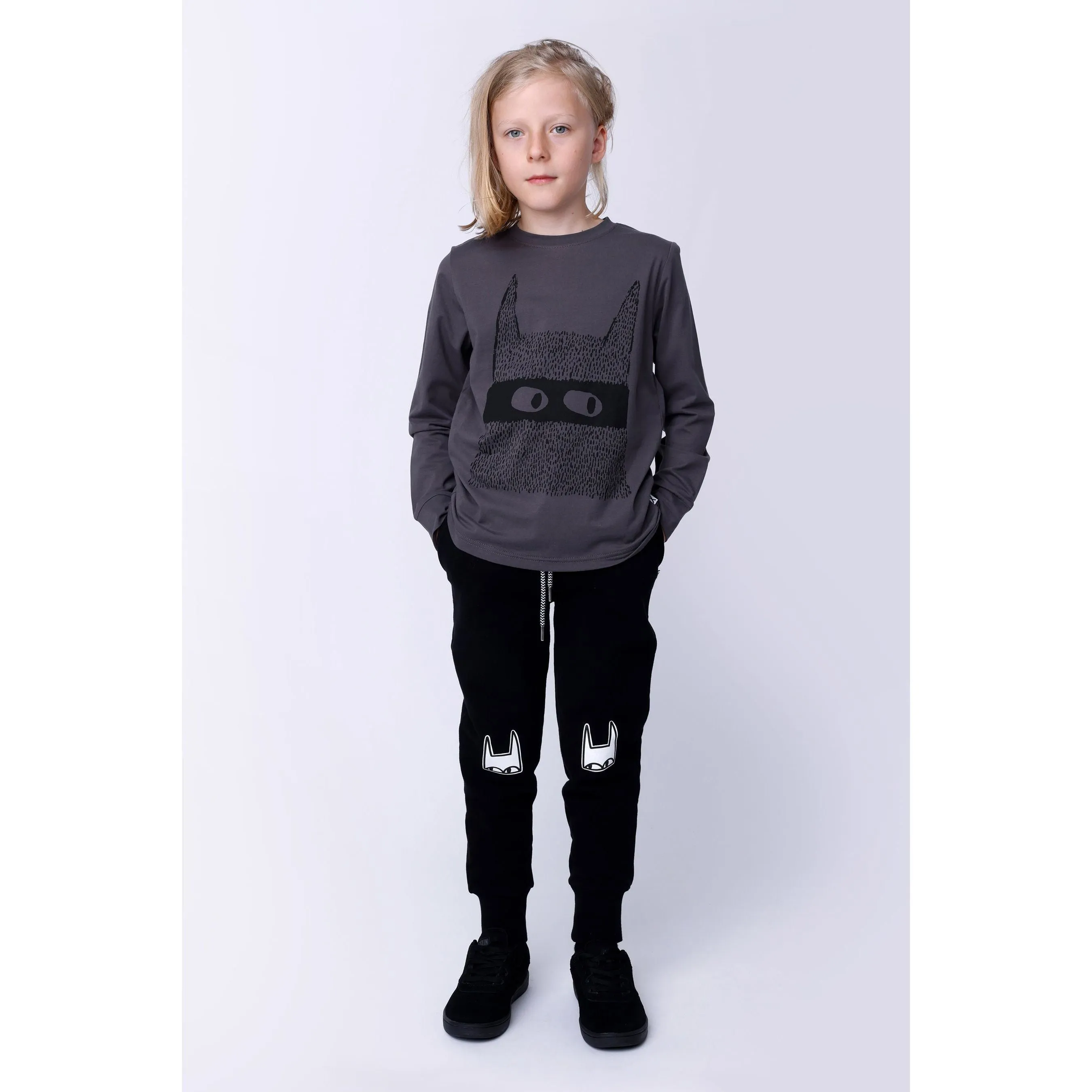 Mask Furry Trackies - Black