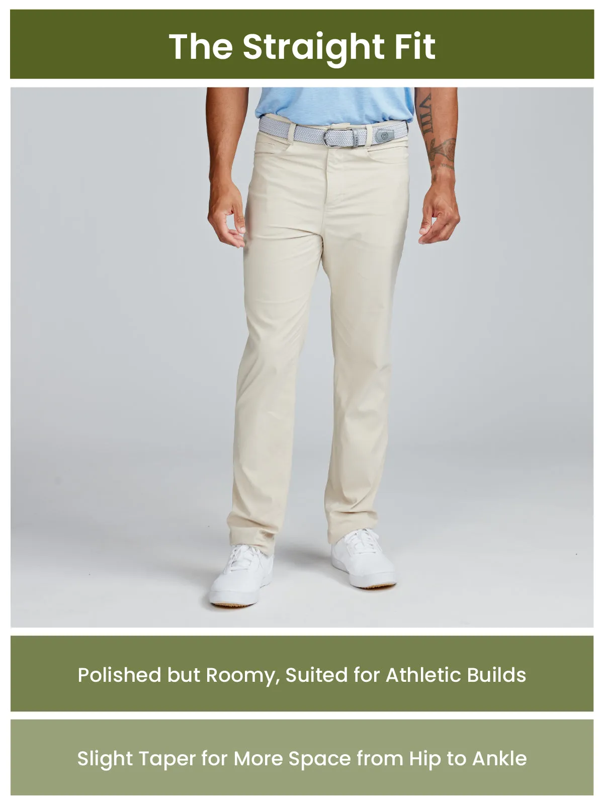 Motion Pant Straight Fit - Granite