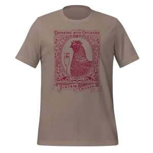National Drinking with Chickens Day 2024 Unisex T-shirt