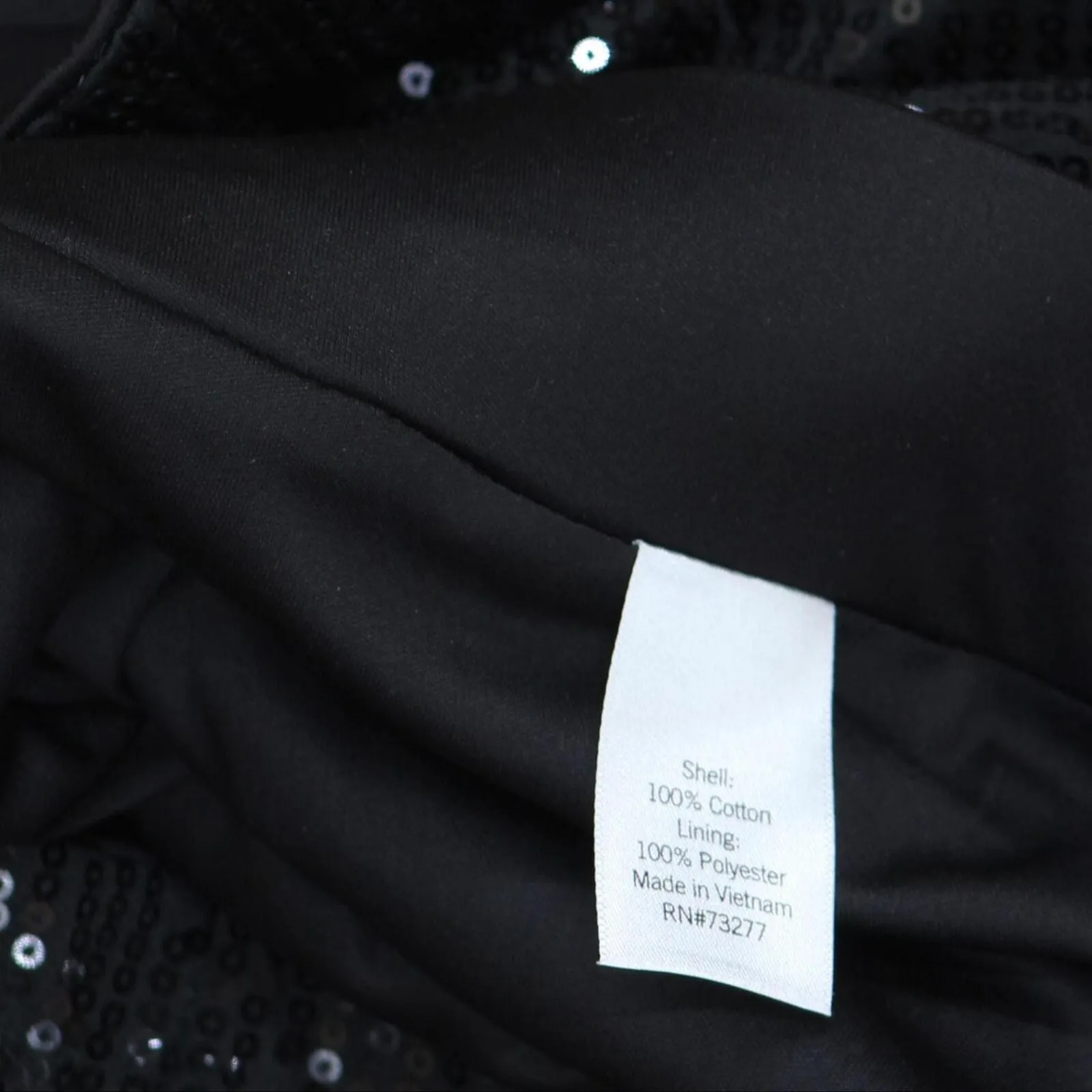 Nine West Womens Knit Bootcut Sequin Stretch Pants 1661ca45b9bfcc Black M