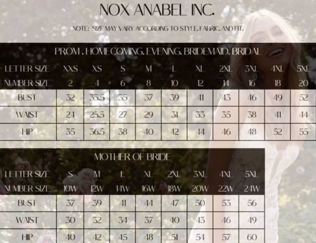 Nox Anabel Evening Gown E1445