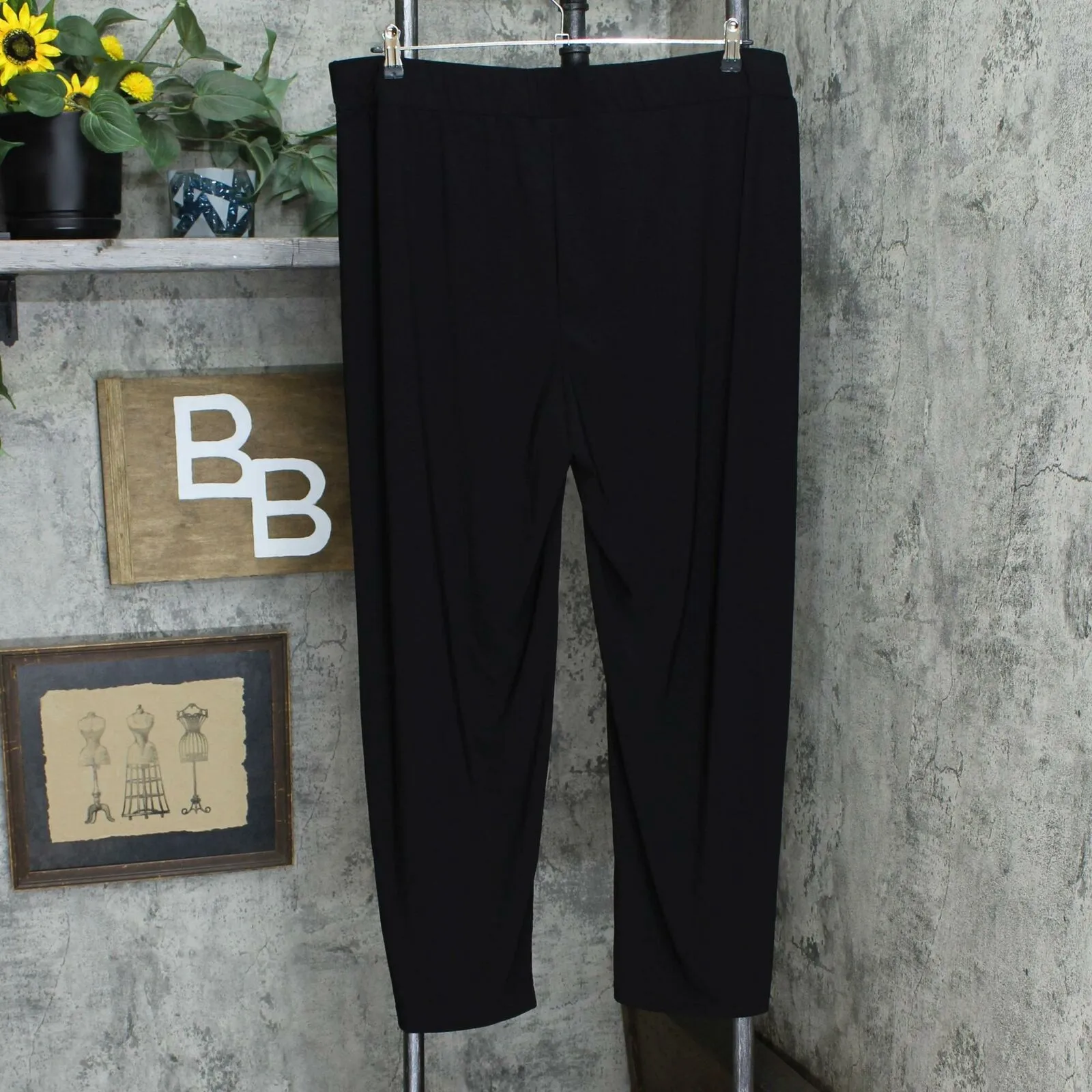 NWT NY Collection Plus Size Pull On Wide Leg Pants. WITP0247 2X
