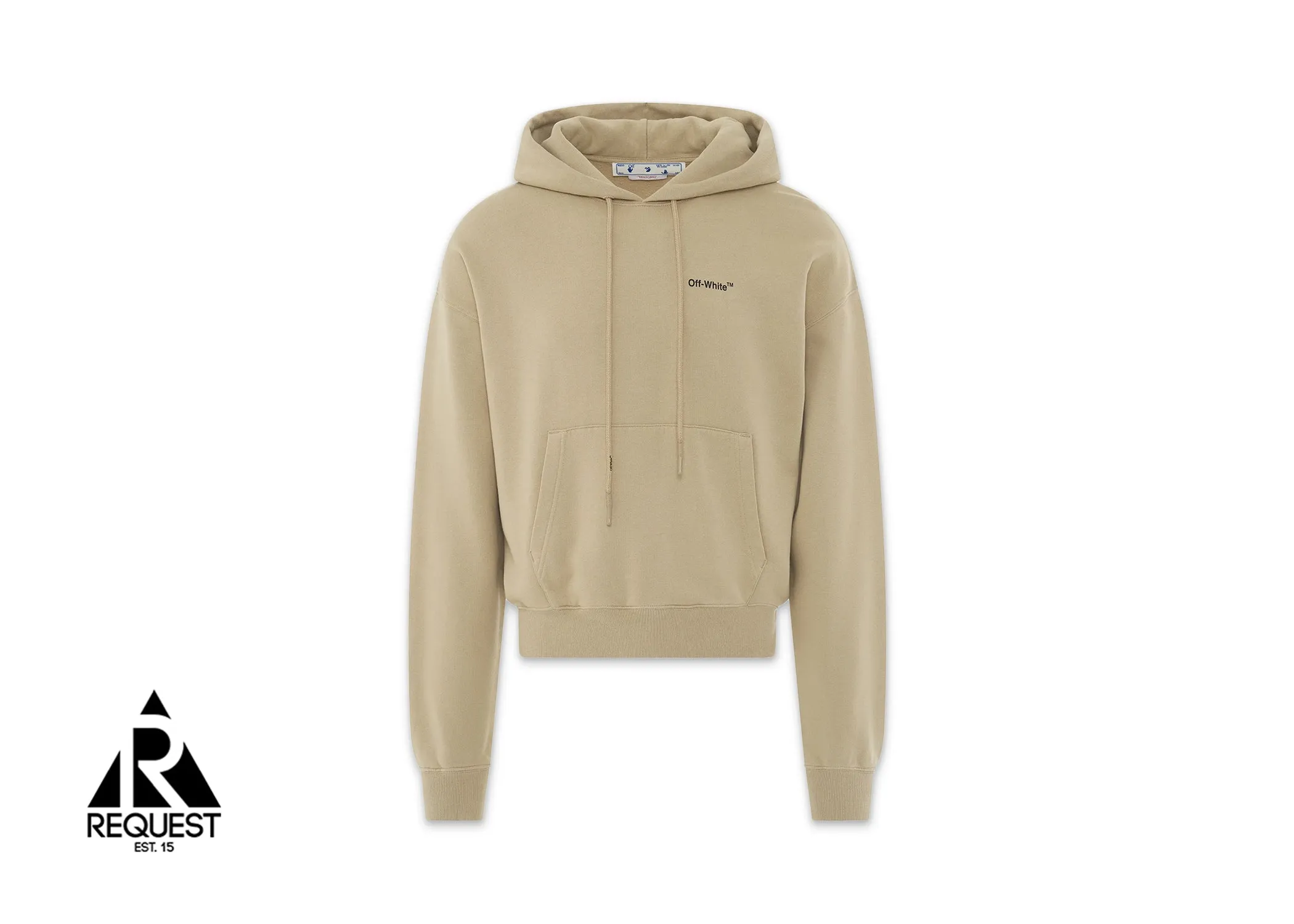Off-White Caravaggio Arrow Hoodie "Sand"