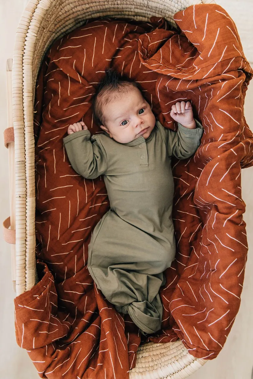 Olive Knot Gown