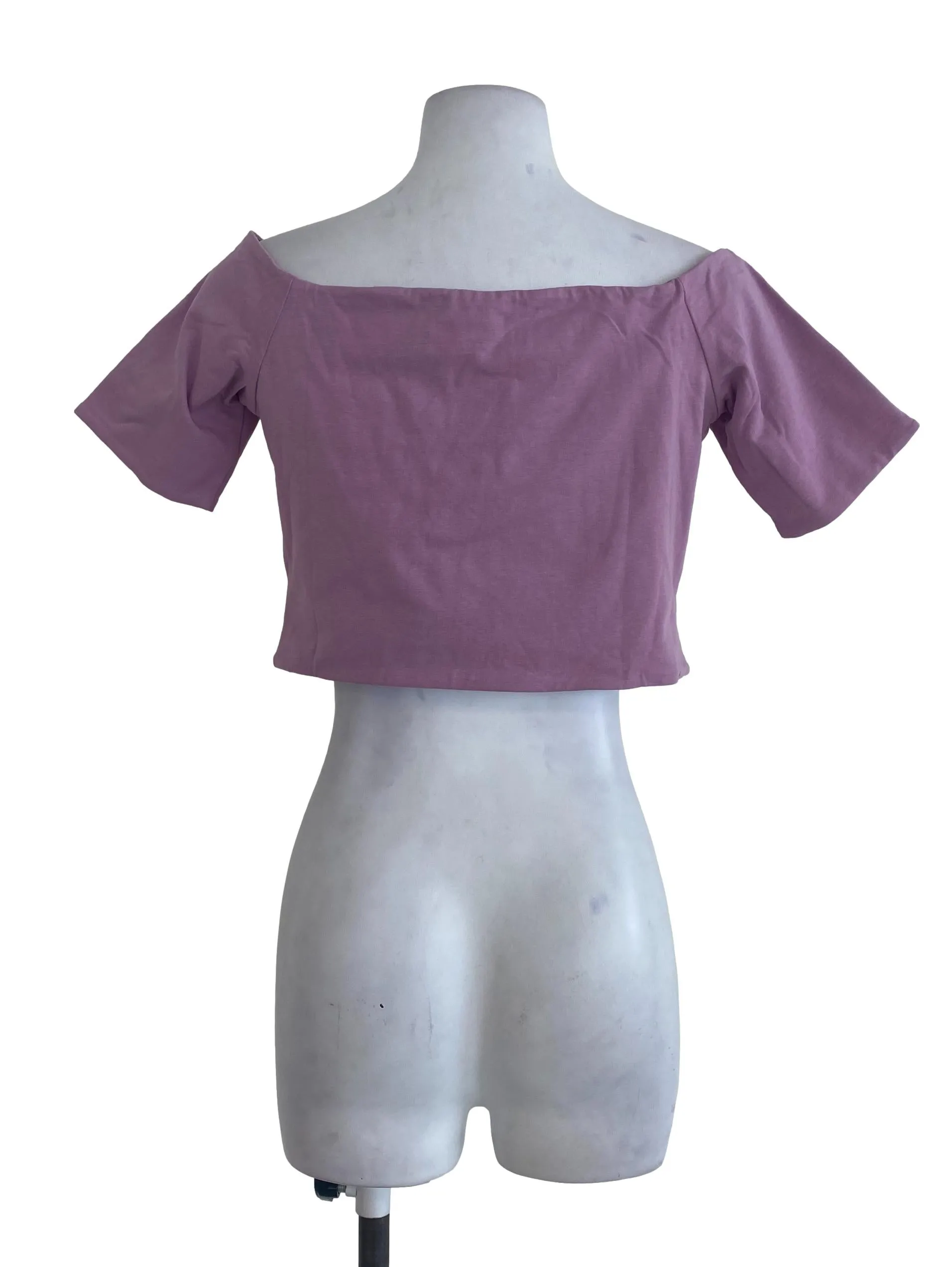 Orchid Plain Crop Top LB