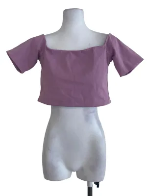 Orchid Plain Crop Top LB