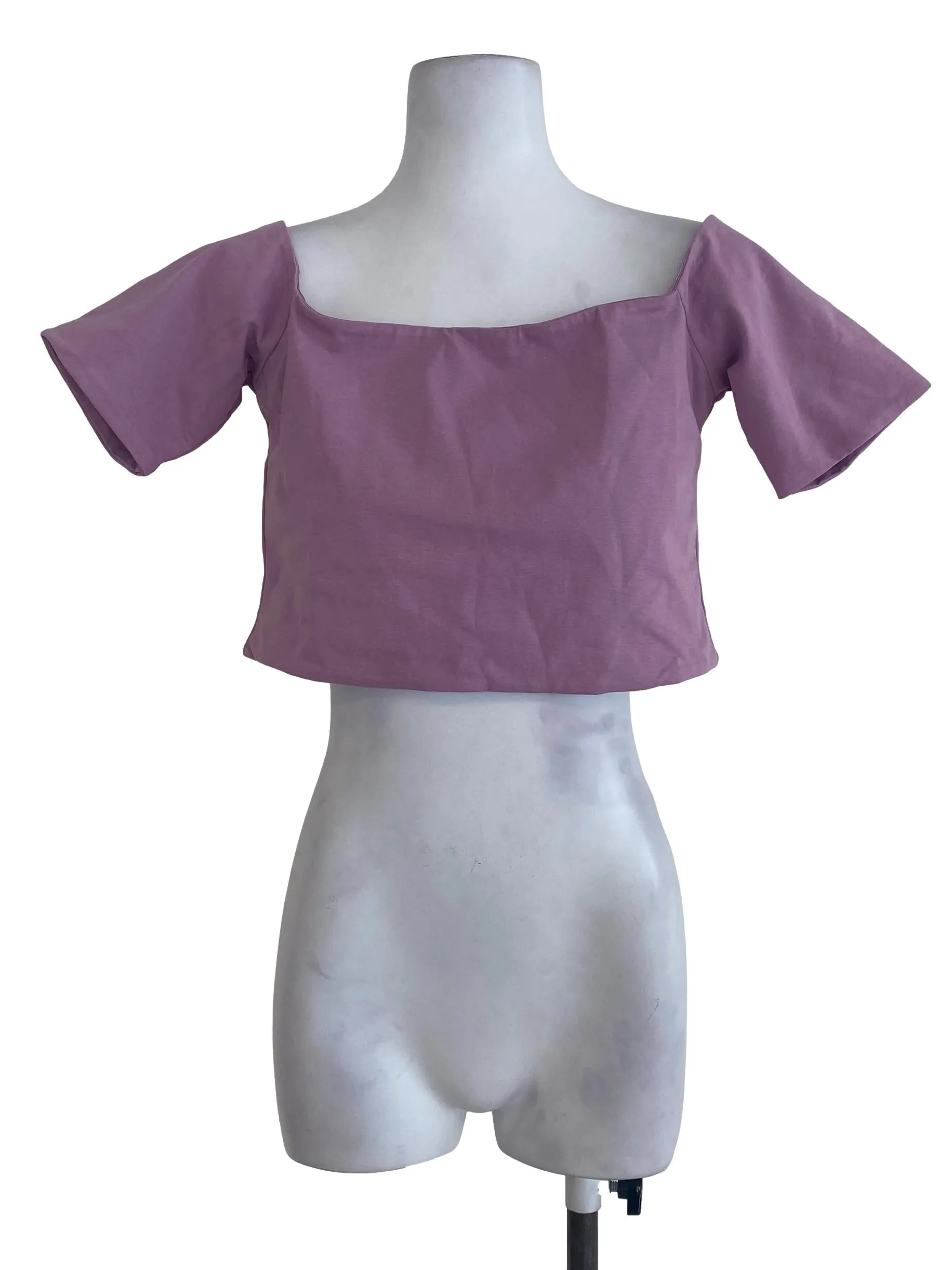 Orchid Plain Crop Top LB