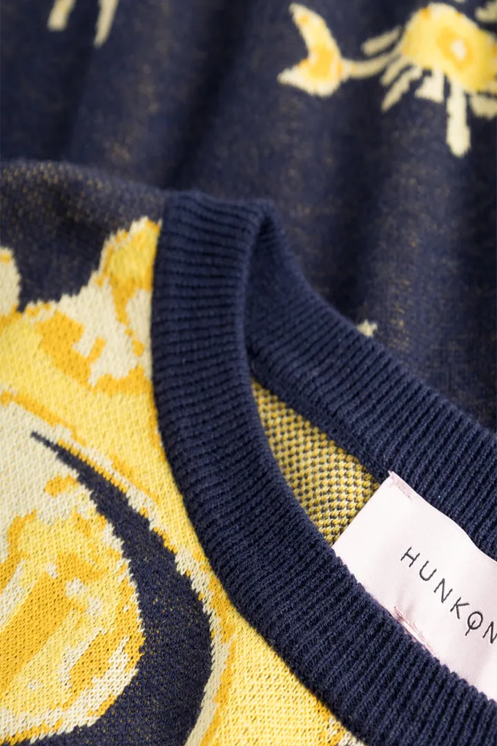 Orion Knit Blouse - Midtnight Stars