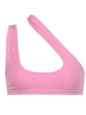 Pamela One Shoulder Cut Out Crop