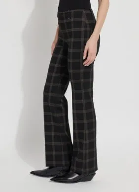 Patterned Baby Bootcut | Cold Chesnut Check