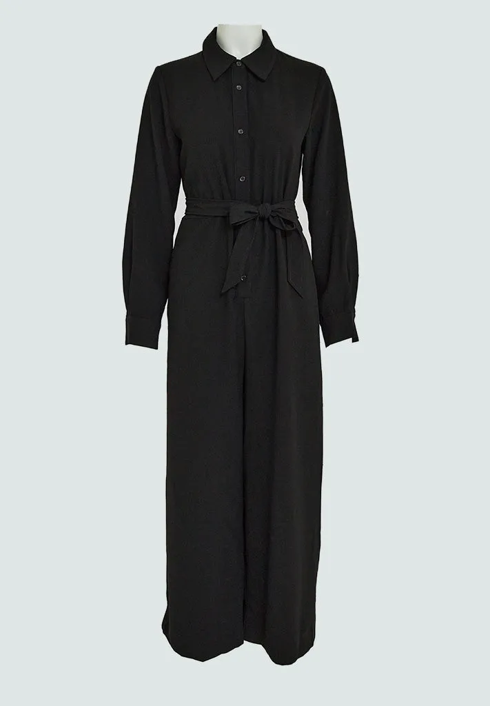PCPandora Wide Leg Jumpsuit - Black