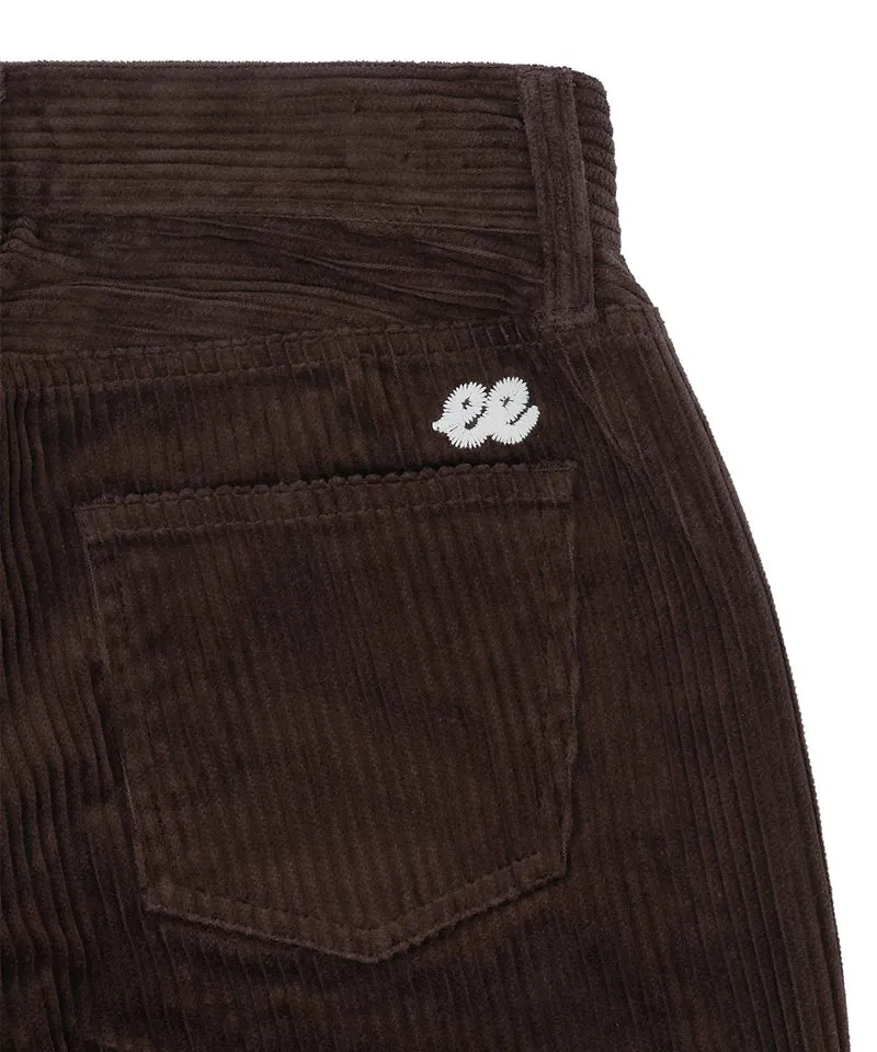 PIV'VEE Corduroy Bootcut Pants - Chocolate Brown