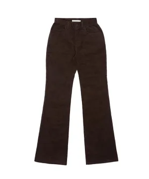 PIV'VEE Corduroy Bootcut Pants - Chocolate Brown