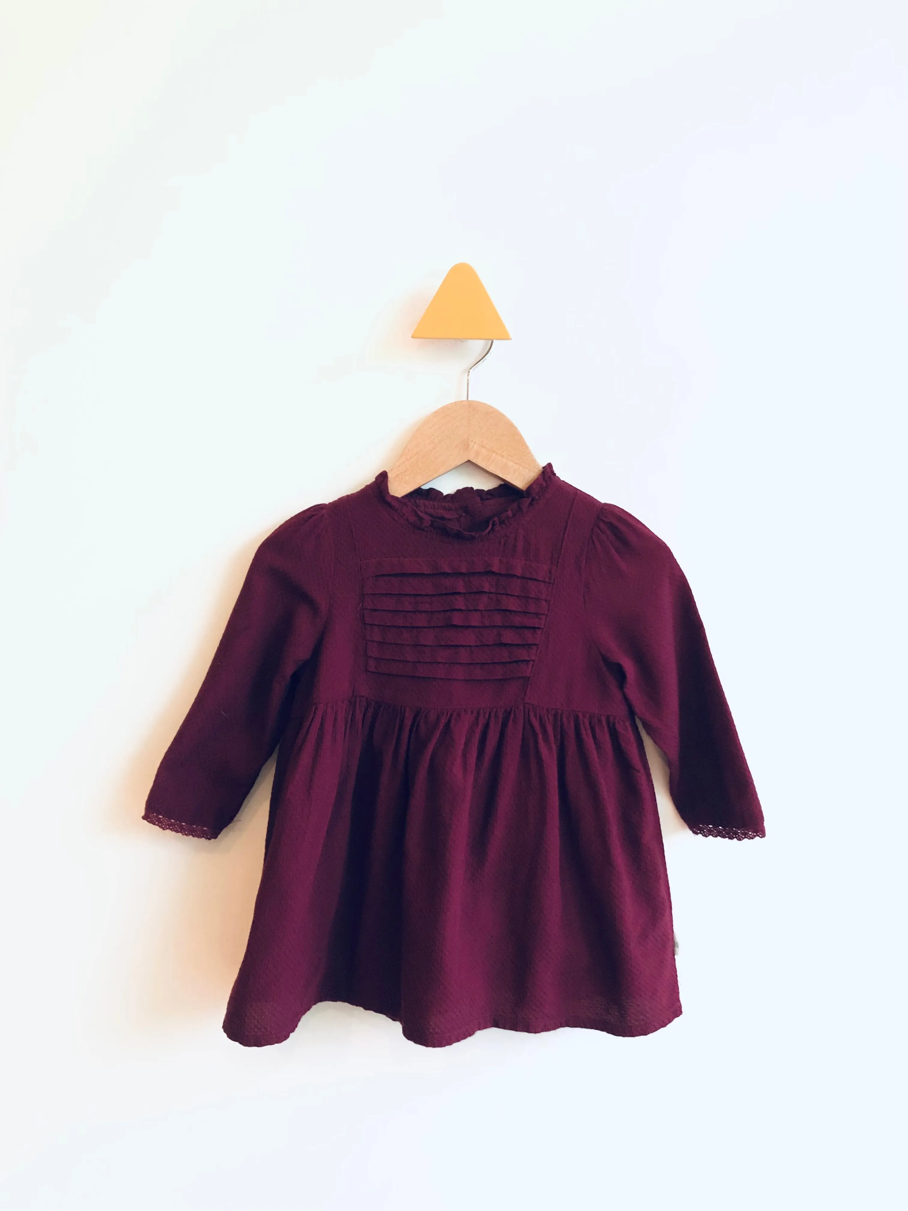 Pleat Detail Dress // 9M