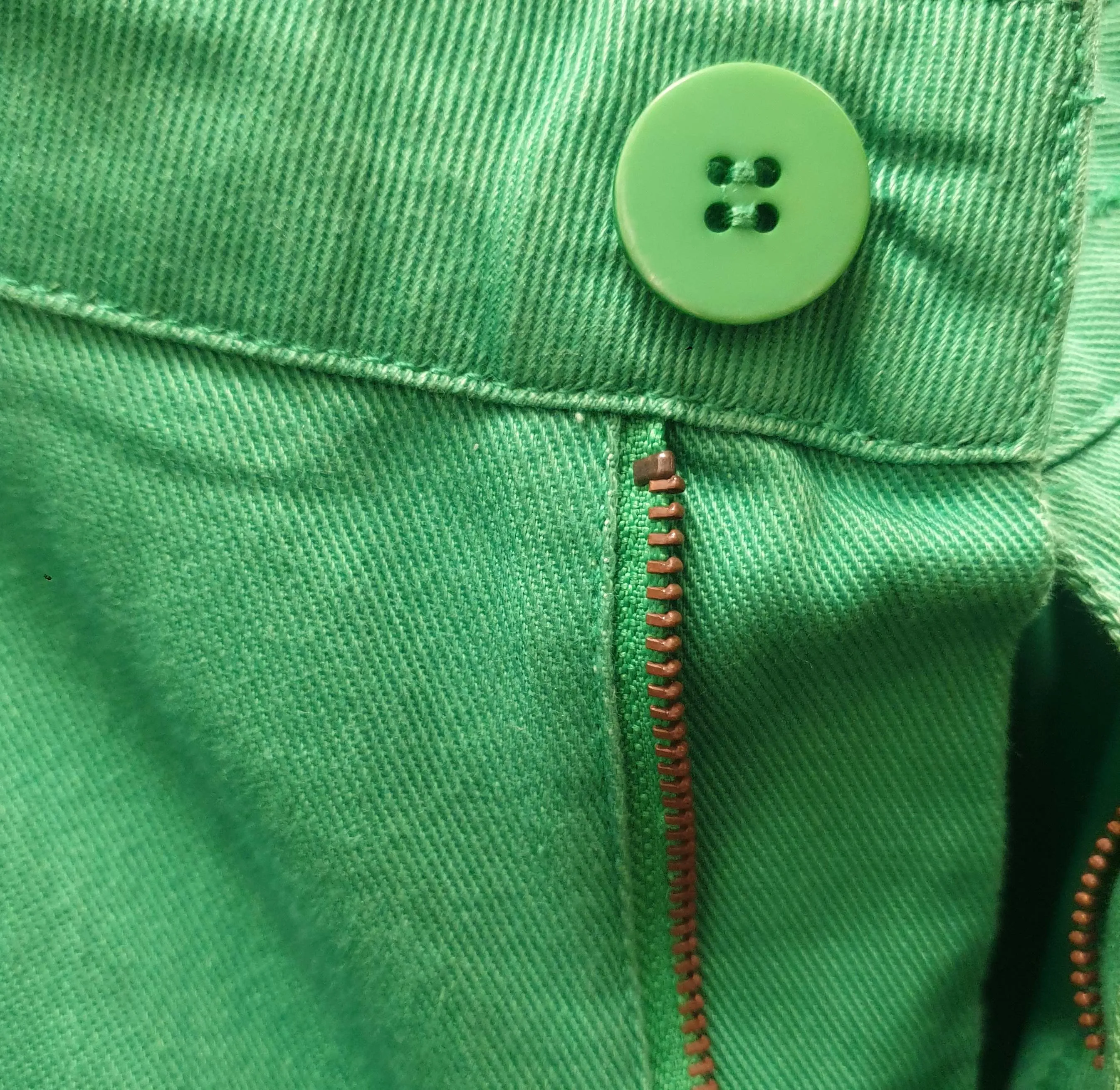 Princess Highway green jeans size 14, best fits 12-14