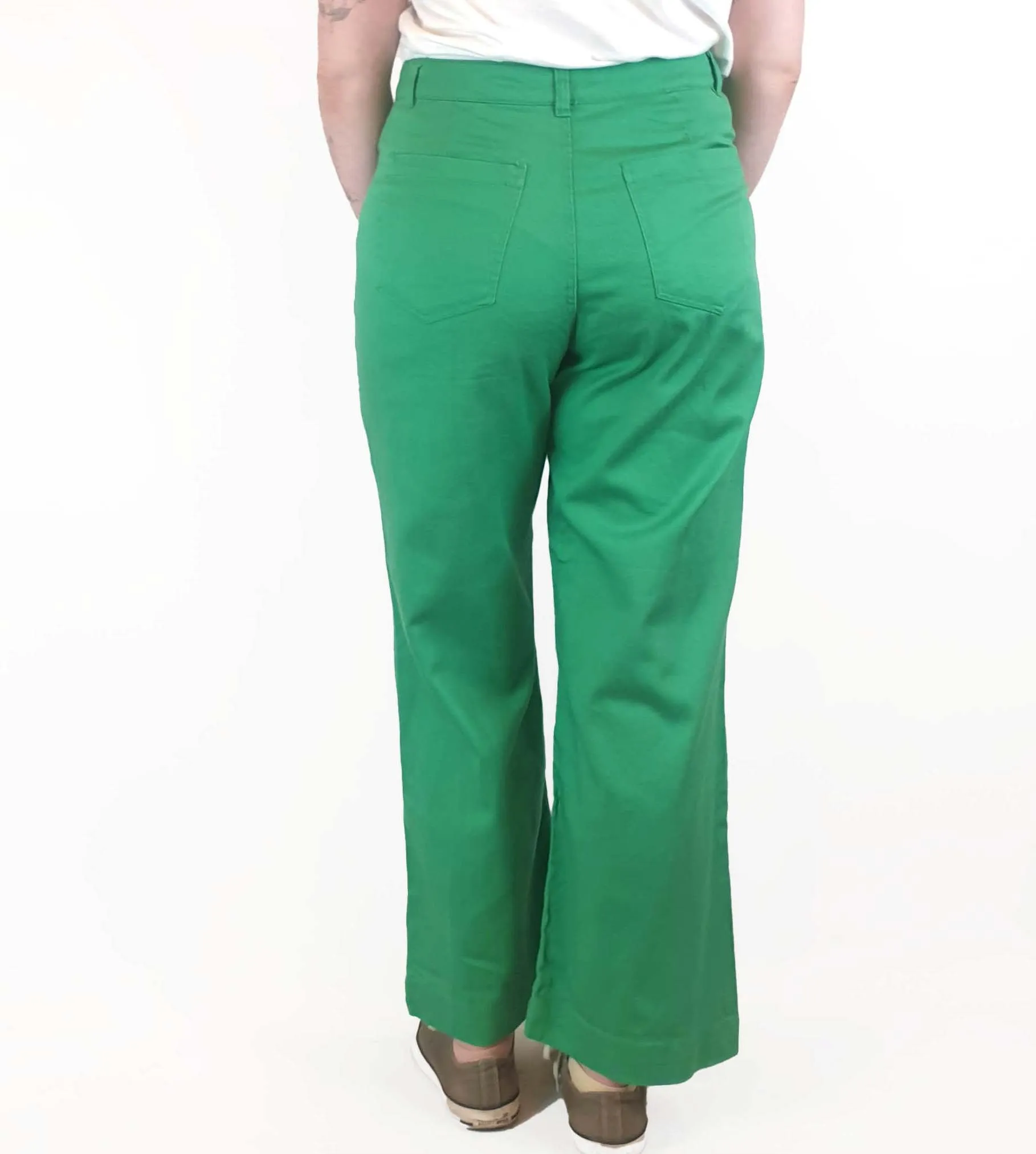Princess Highway green jeans size 14, best fits 12-14
