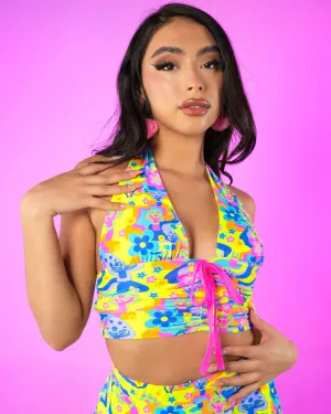 Psychedelic Psilocybin Halter Top