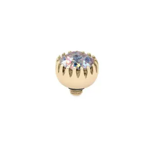Qudo London 8mm Gold Topper - White Patina
