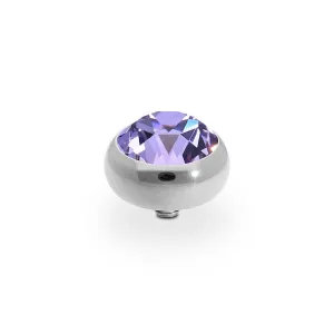 Qudo Sesto 10mm Silver Topper - Violet