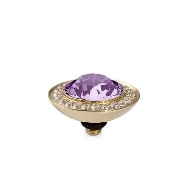 Qudo Tondo Deluxe 13mm Gold Topper - Violet