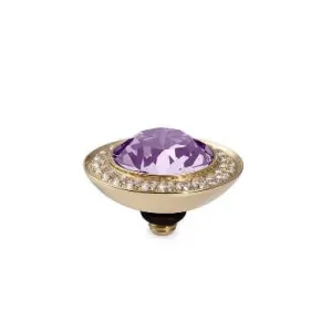 Qudo Tondo Deluxe 13mm Gold Topper - Violet