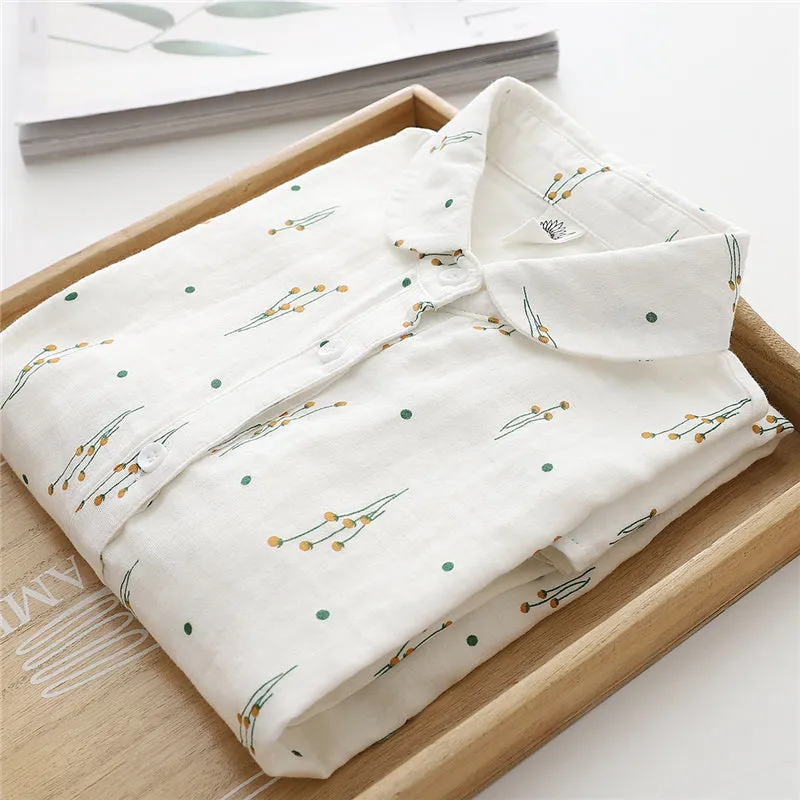 "FLORAL LONG SLEEVE" SHIRT N123104