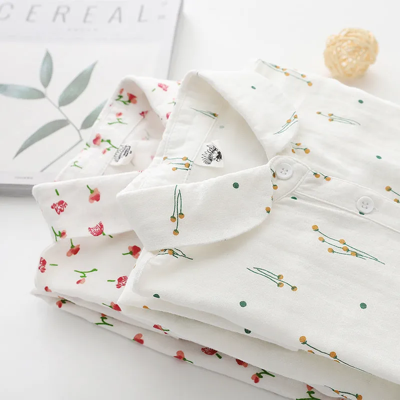 "FLORAL LONG SLEEVE" SHIRT N123104