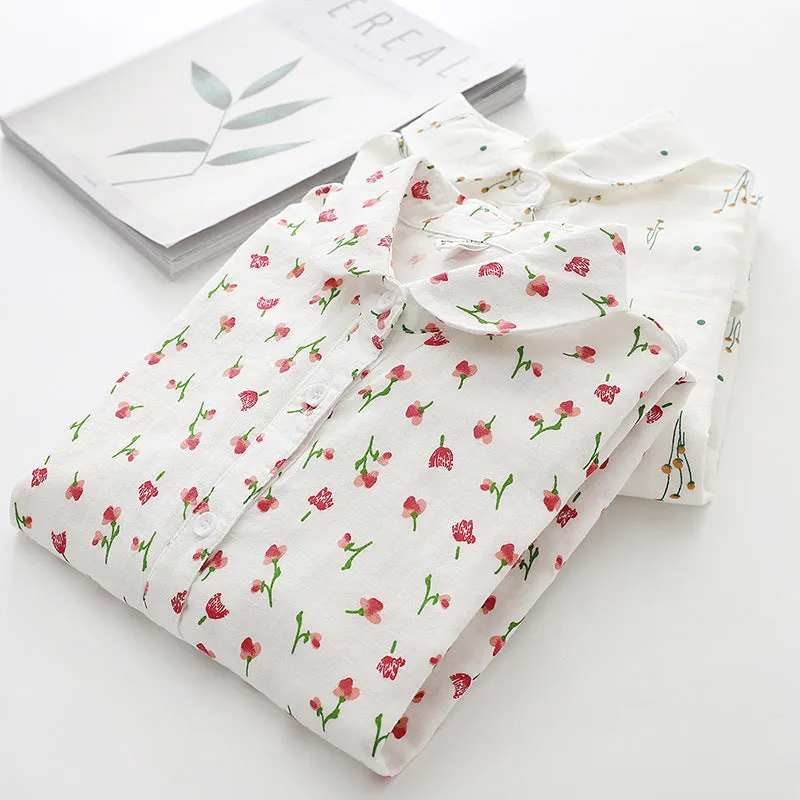 "FLORAL LONG SLEEVE" SHIRT N123104