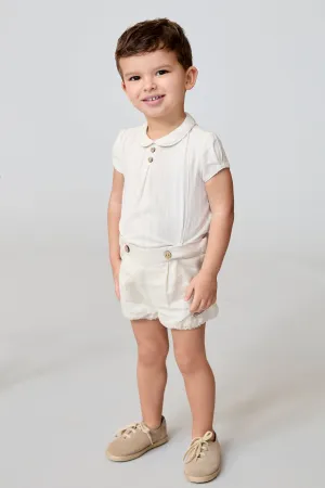 "Reginald" Cream Shirt & Jam Pants
