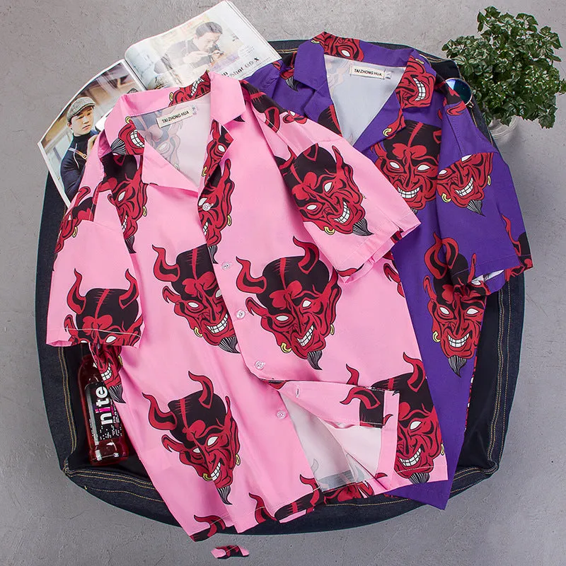 "UNISEX DEVIL SHORT SLEEVED" SHIRT D070601