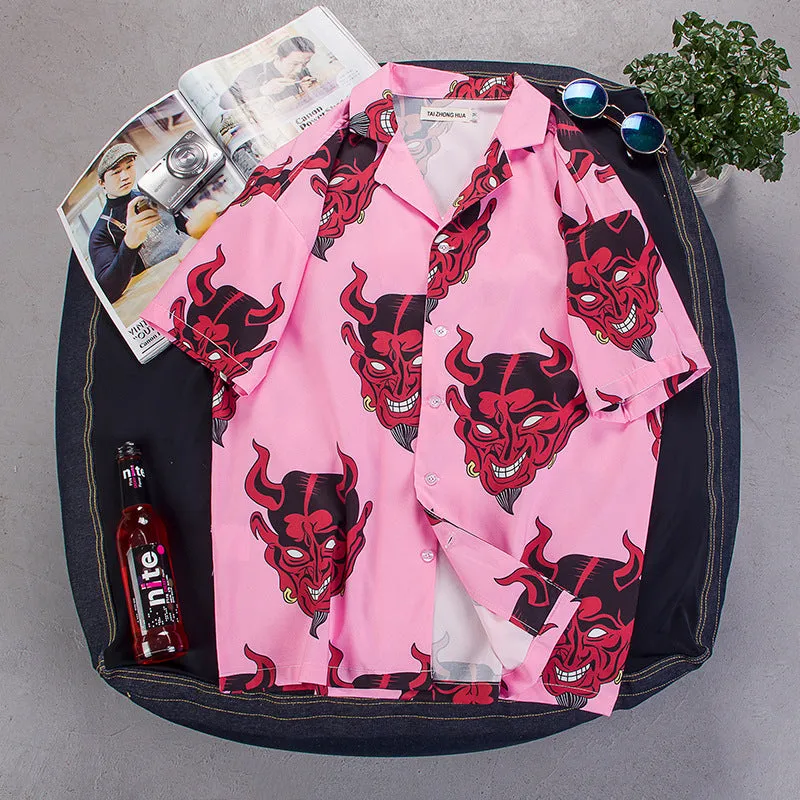 "UNISEX DEVIL SHORT SLEEVED" SHIRT D070601