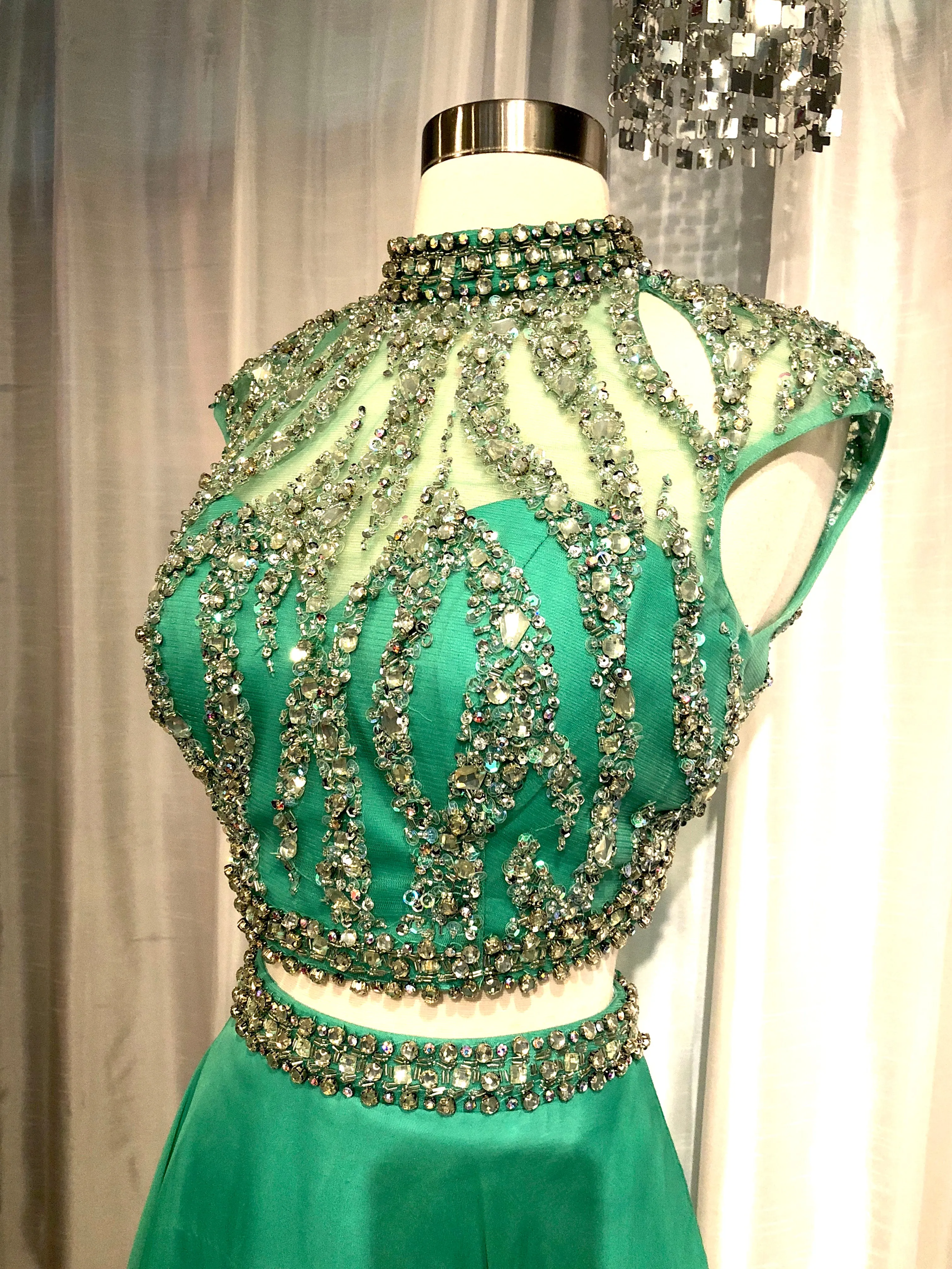 RACHEL ALLAN Long 2-Piece Dress Size 8