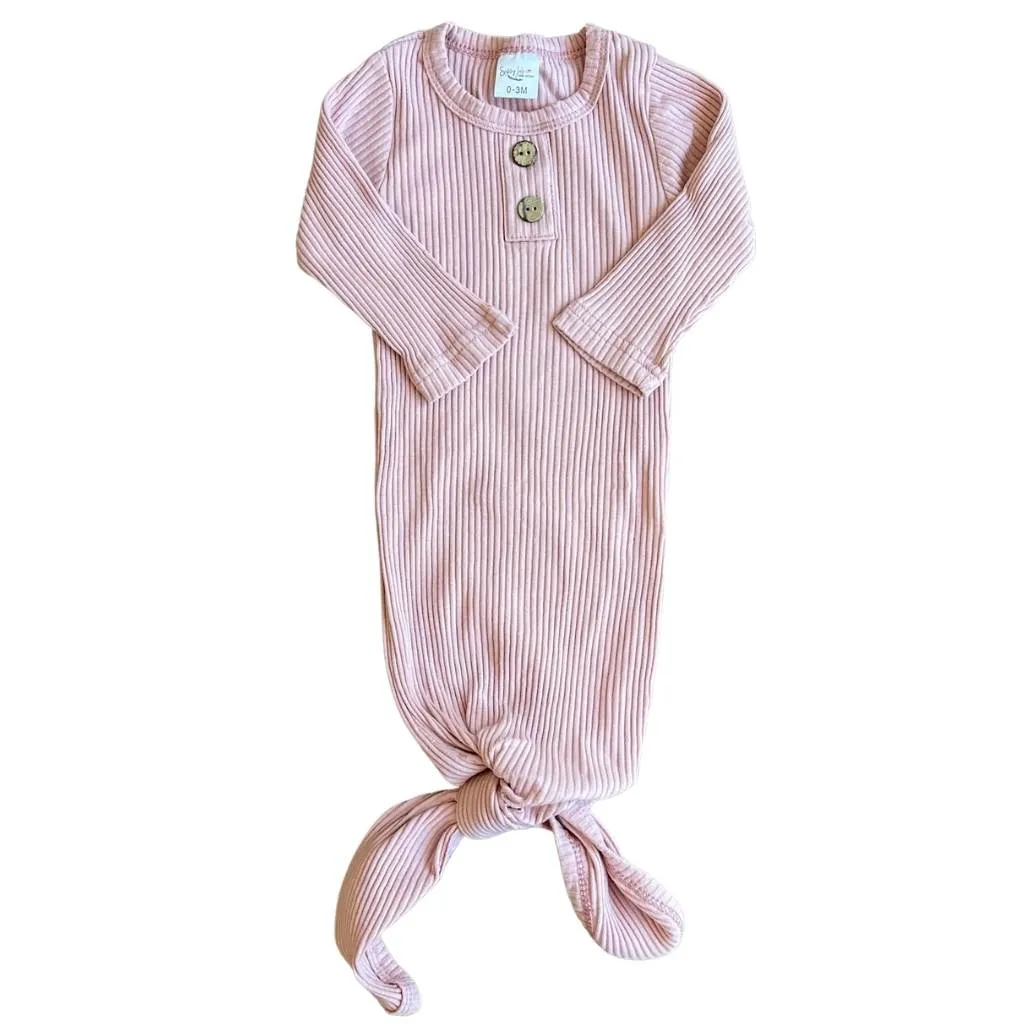 Ribbed Knotted Gown