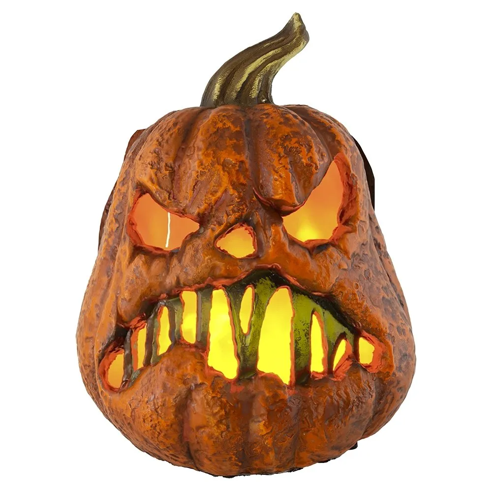Rotten Flaming Pumpkin With Timer - Type B