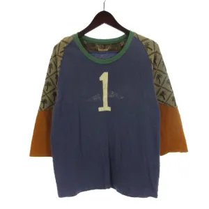 [S] Kapital Palm Tree 3/4 Sleeve Football Tee Shirt Jersey