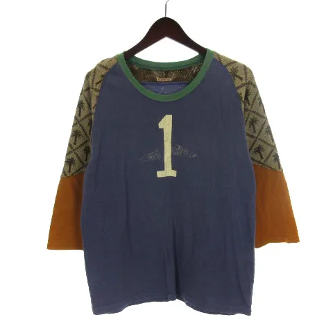 [S] Kapital Palm Tree 3/4 Sleeve Football Tee Shirt Jersey