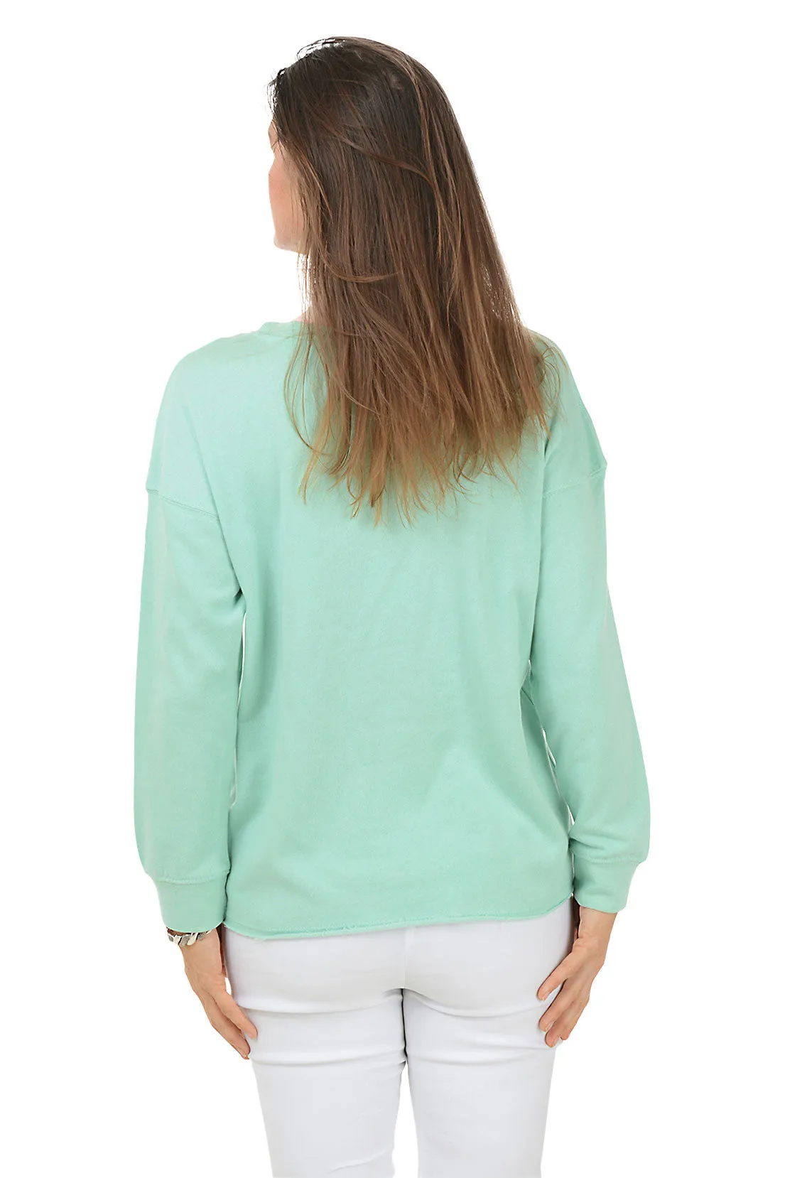 Sea Glass Starfish Drop Shoulder Sweatshirt