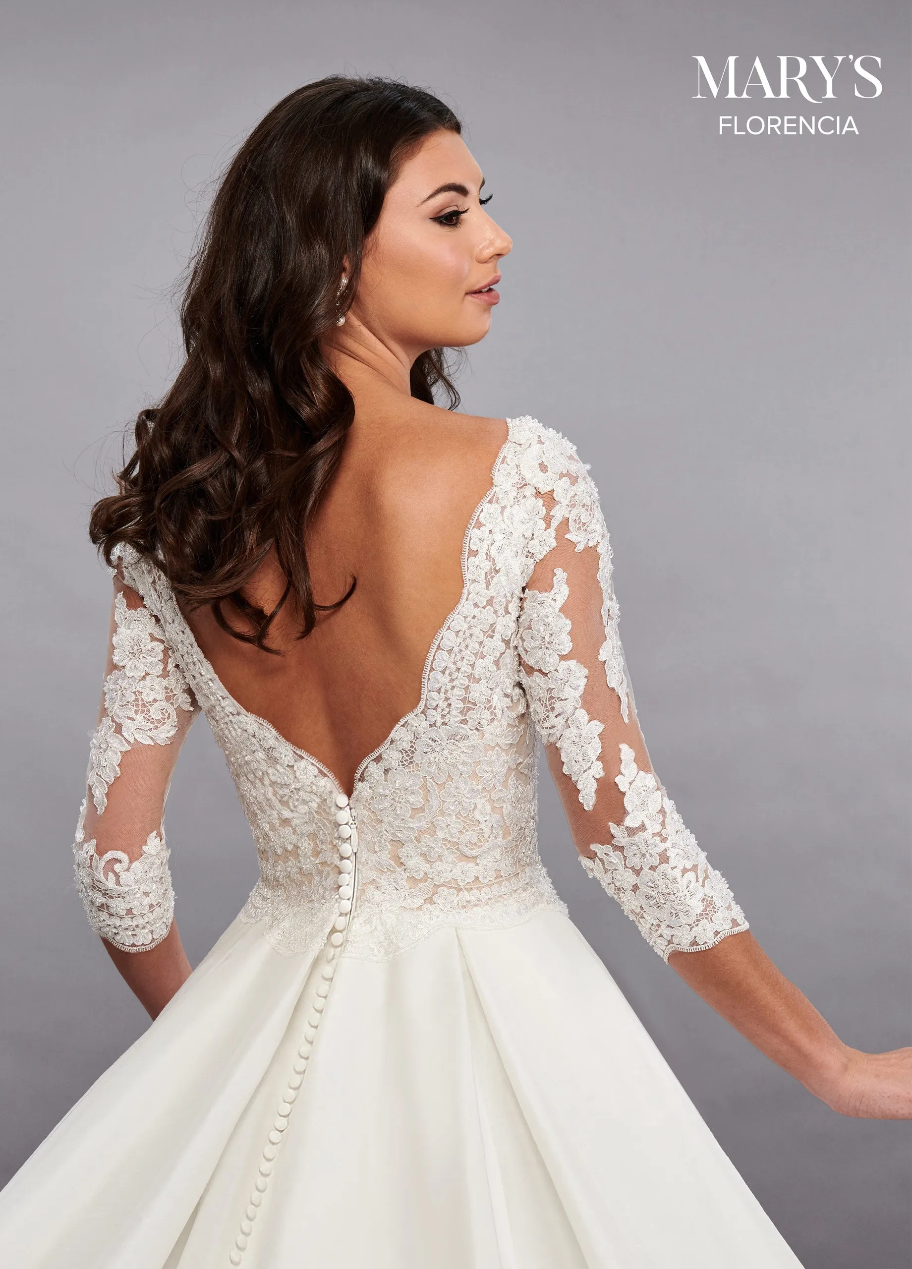Shantung Lace Bridal Gown