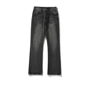 Straight-Fit Denim Pants