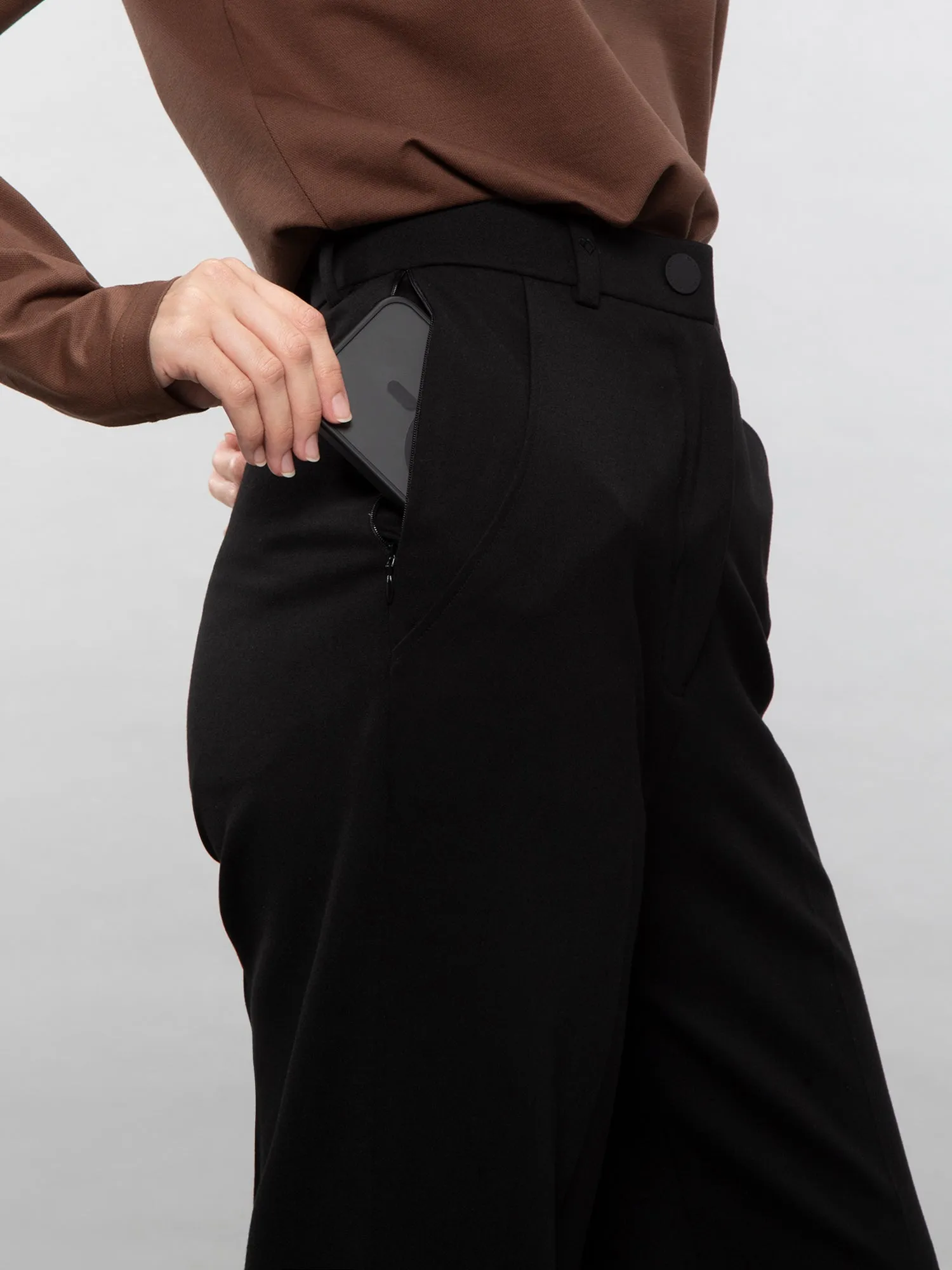 Straight-leg trouser