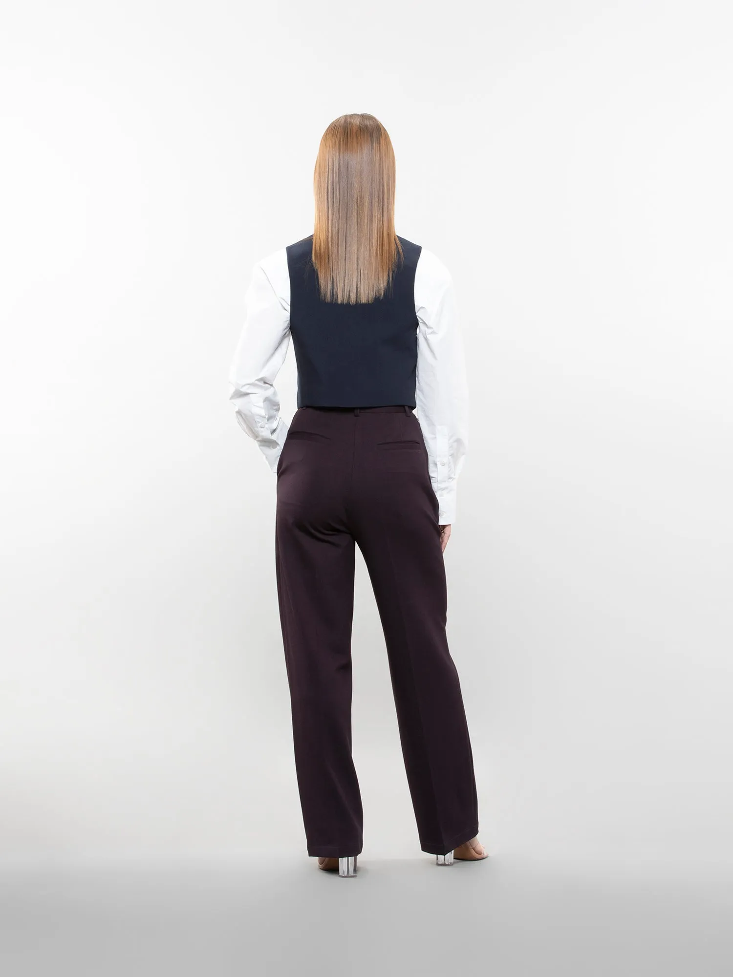 Straight-leg trouser