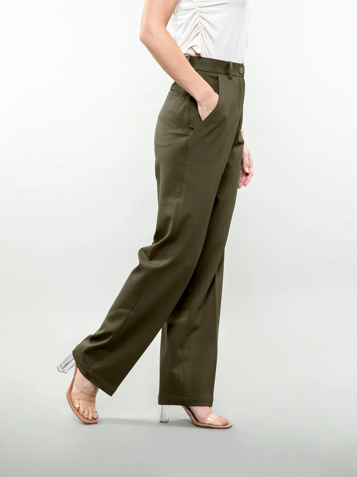 Straight-leg trouser