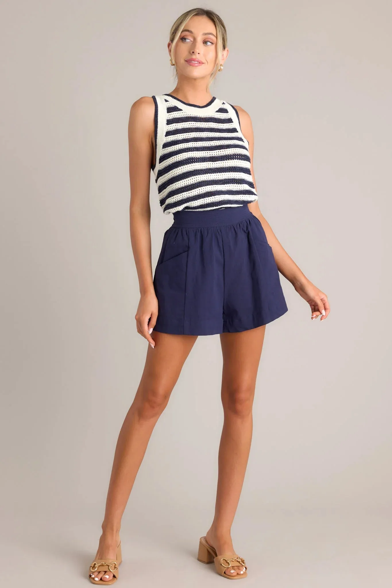 Striped Sweater Tank