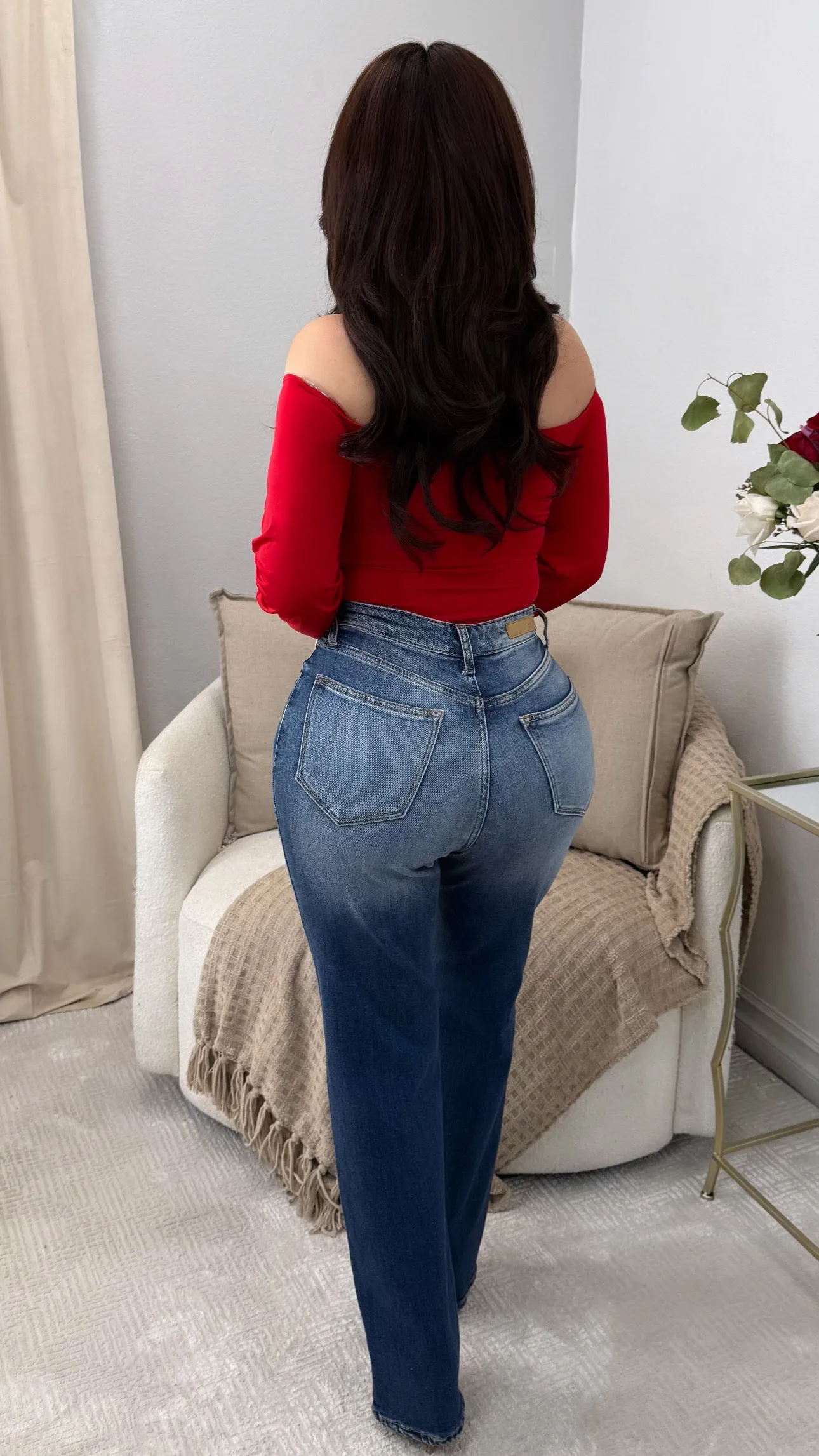 STUCK ON YOU RED BODYSUIT